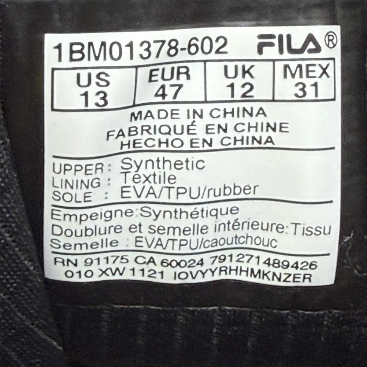 Fila shoes - FILA Activisor Viz - Activisor Viz - 1BM01378-602 - Red Black White 5
