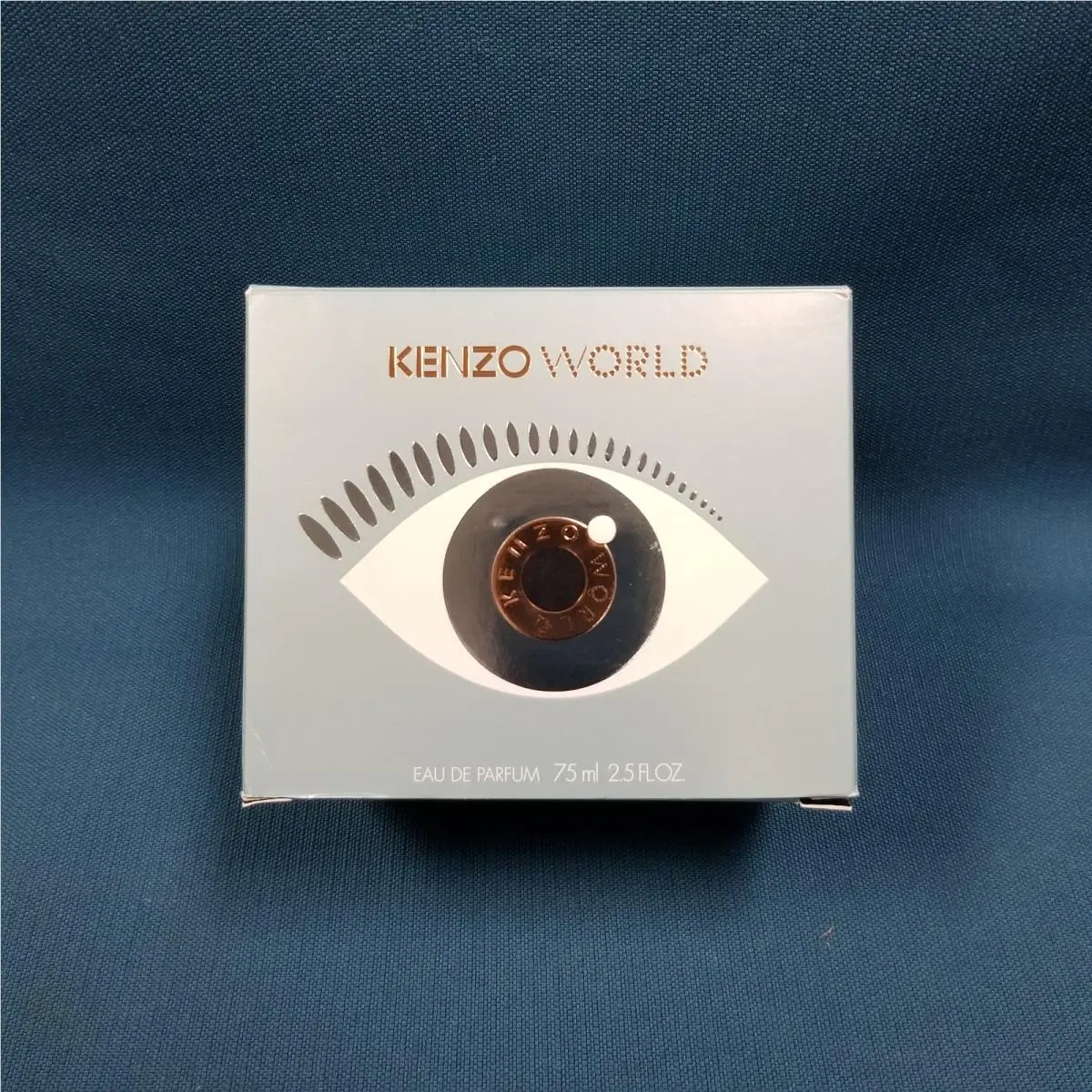Kenzo World Eau De Parfum Spray 2.5fl Oz. Eye Bottle Open Boz France
