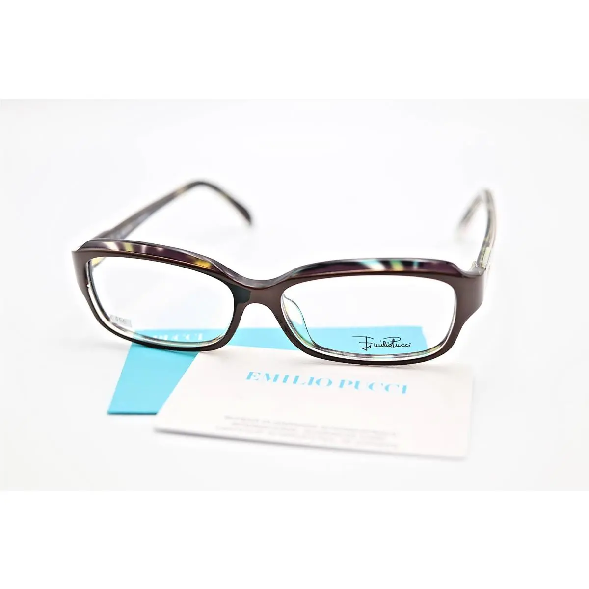 Emilio Pucci EP2669 249 Cafe Brown 52-14-135 Eyeglass Frames Flex Hge Italy