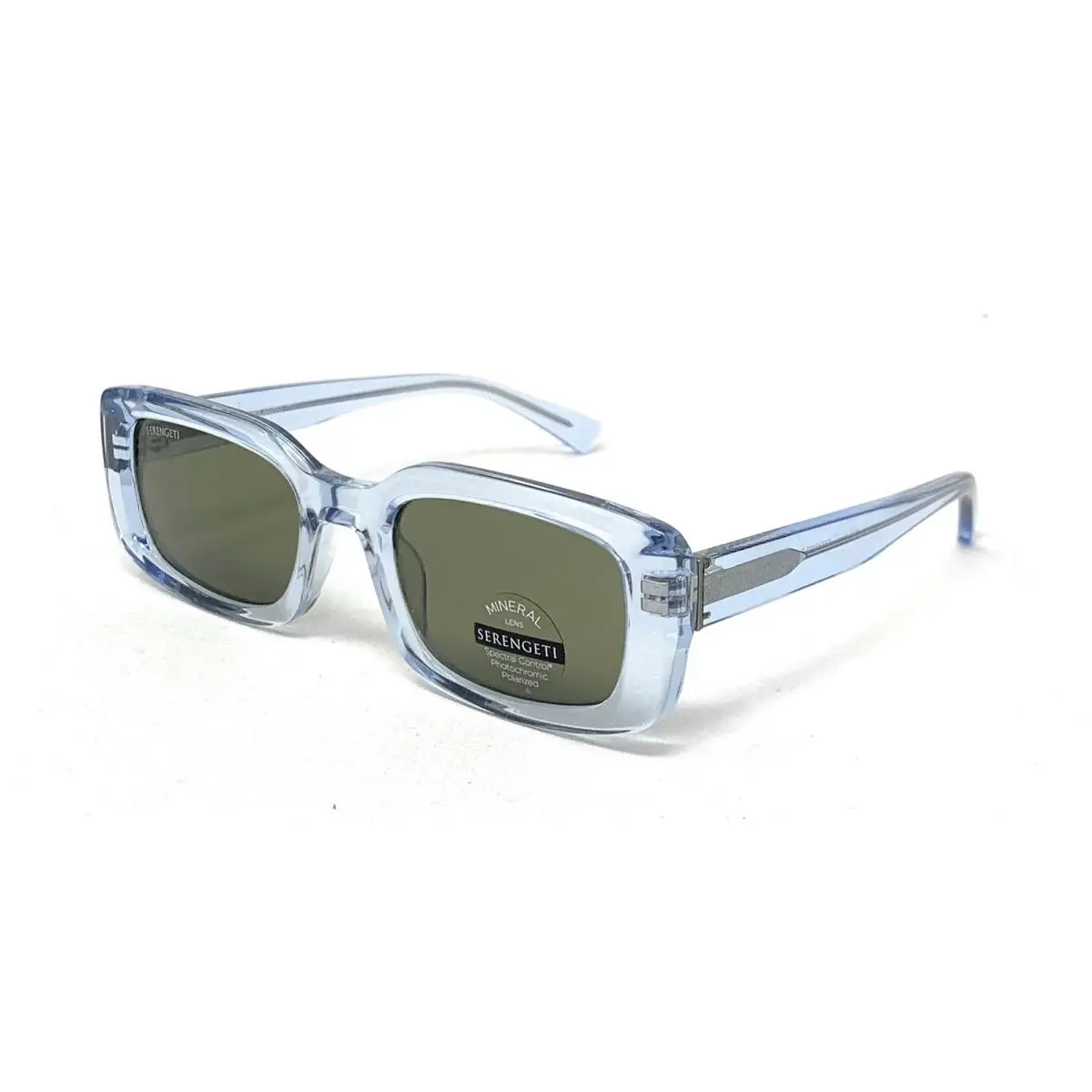 Serengeti Nicholson SS540003 Blue Polarized Rectangle Sunglasses 51mm