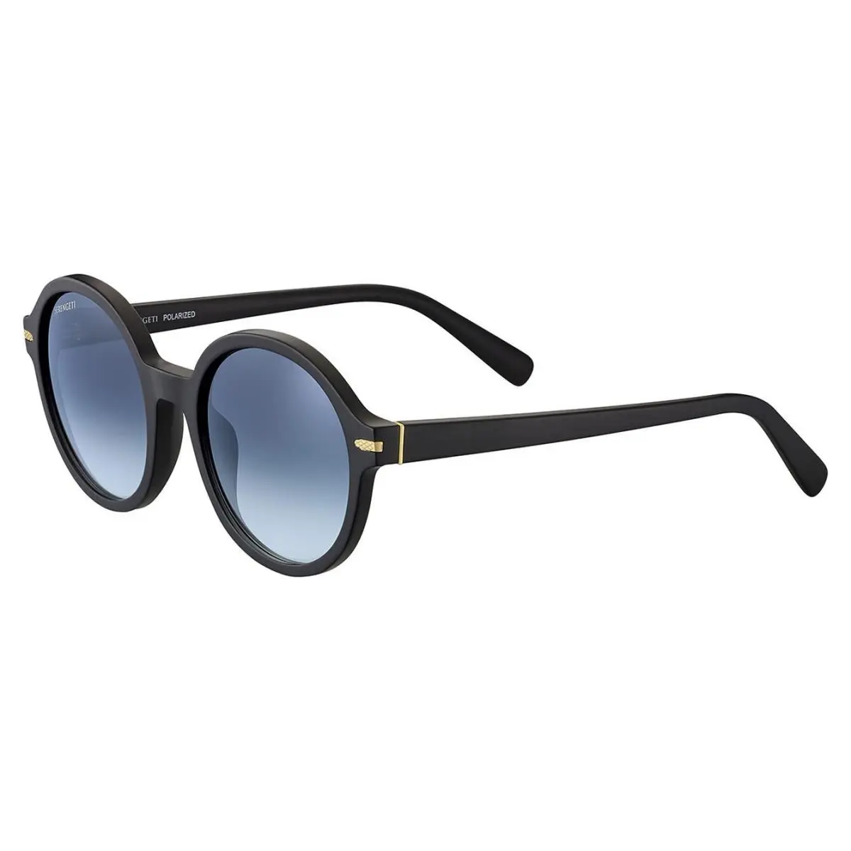 Joan SS577004 Polarized Blue Gradient Sunglasses Matte Black by Serengeti