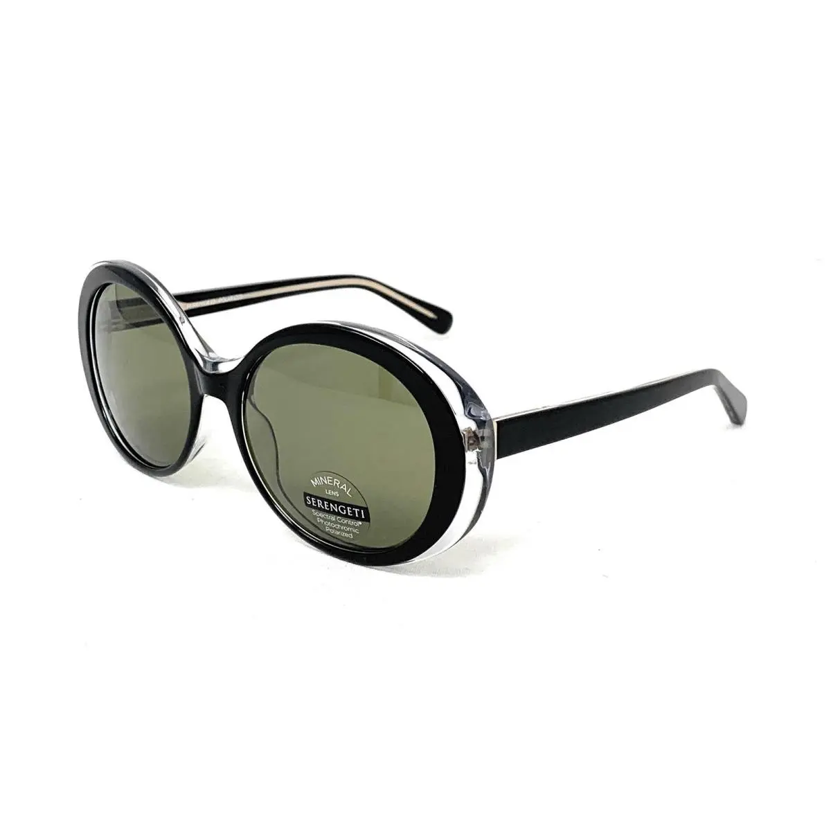 Bacall SS541001 Women`s Polarized Crystal Black Drivers Glass 55mm by Serengeti