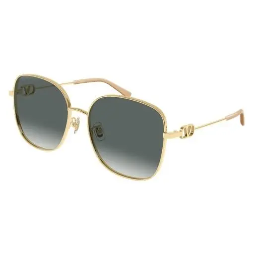VG0042SK Sunglasses 001 Gold by Valentino