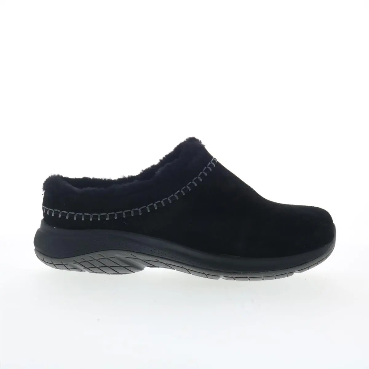 Merrell Encore Ice 5 J006002W Womens Black Wide Nubuck Clogs Slippers Shoes 9