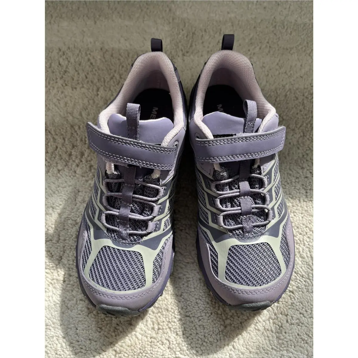 Merrell Kids Girl Hiking Trail Shoes Moab Fast Low Waterproof Size 4