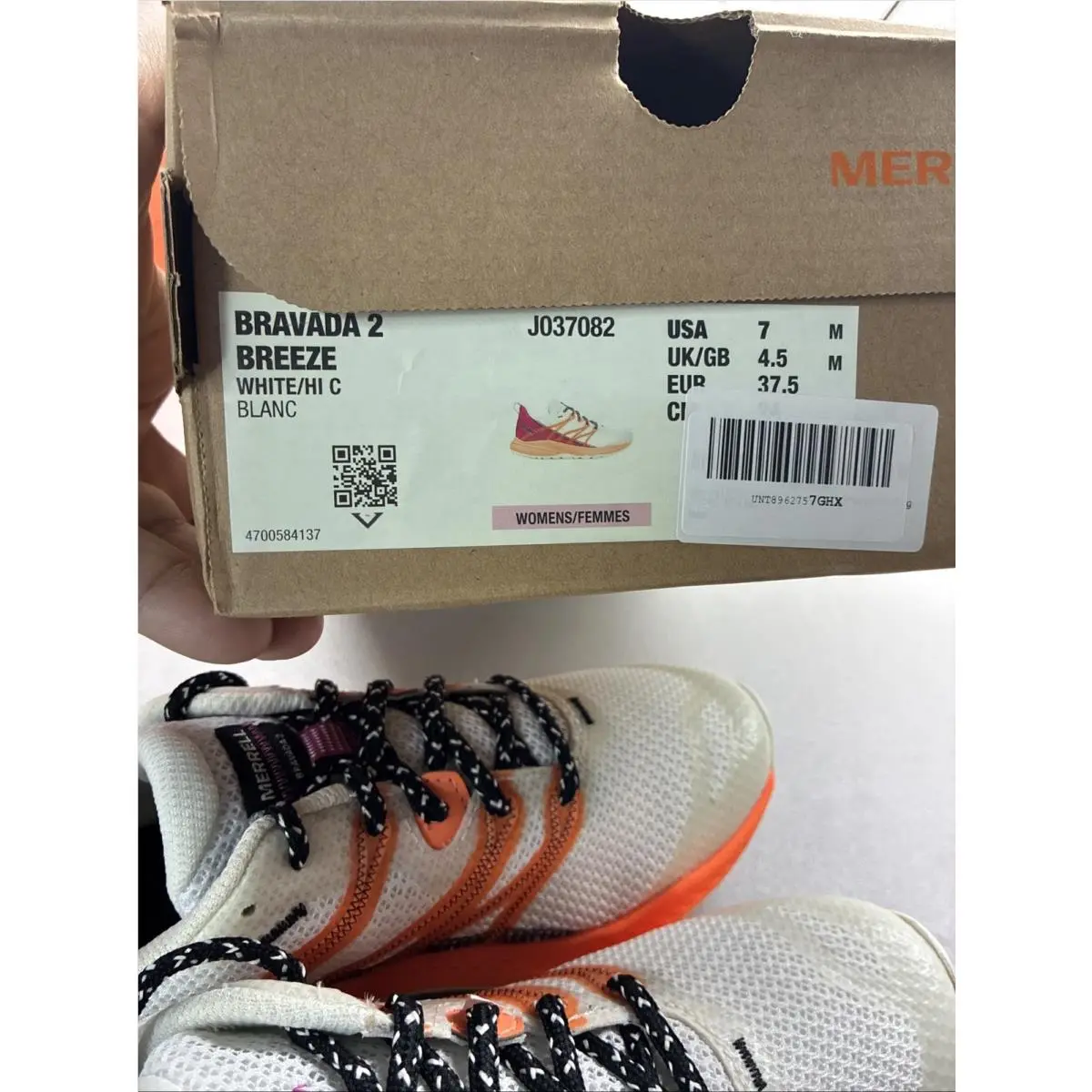 Merrell shoes - Merrell Bravada 2 Breeze - Bravada Breeze - J037082 - White Hi C 5