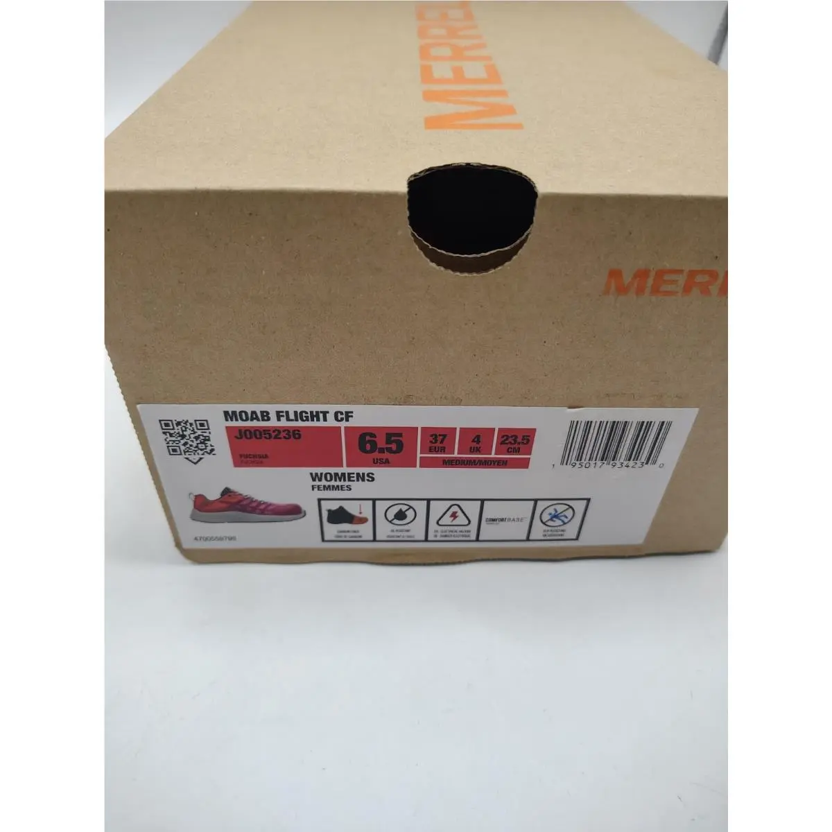 Merrell shoes - Moab Flight CF - Moab Flight - J005236 - Fuchsia (UPC: 195017934308) 10