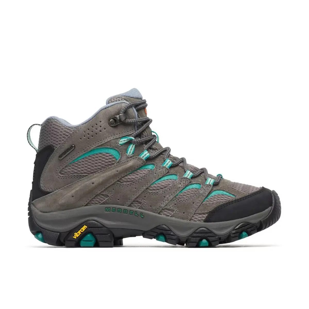 Merrell Women Moab 3 Mid Waterproof Wide Width Granite/marine 5 W Shoes