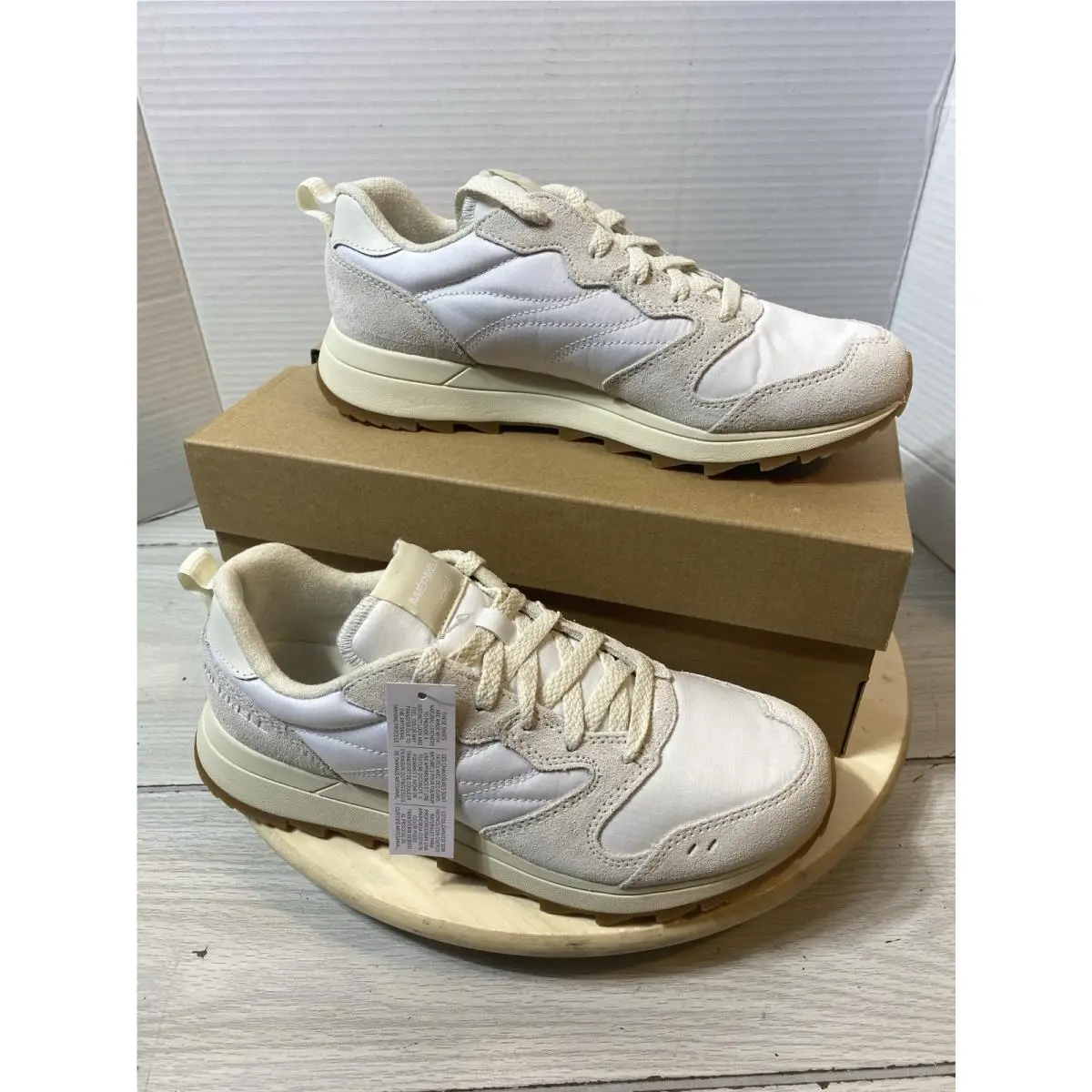Merrell Alpine Sneakers Women’s Size 9.5 White Beige Shoes J00003556