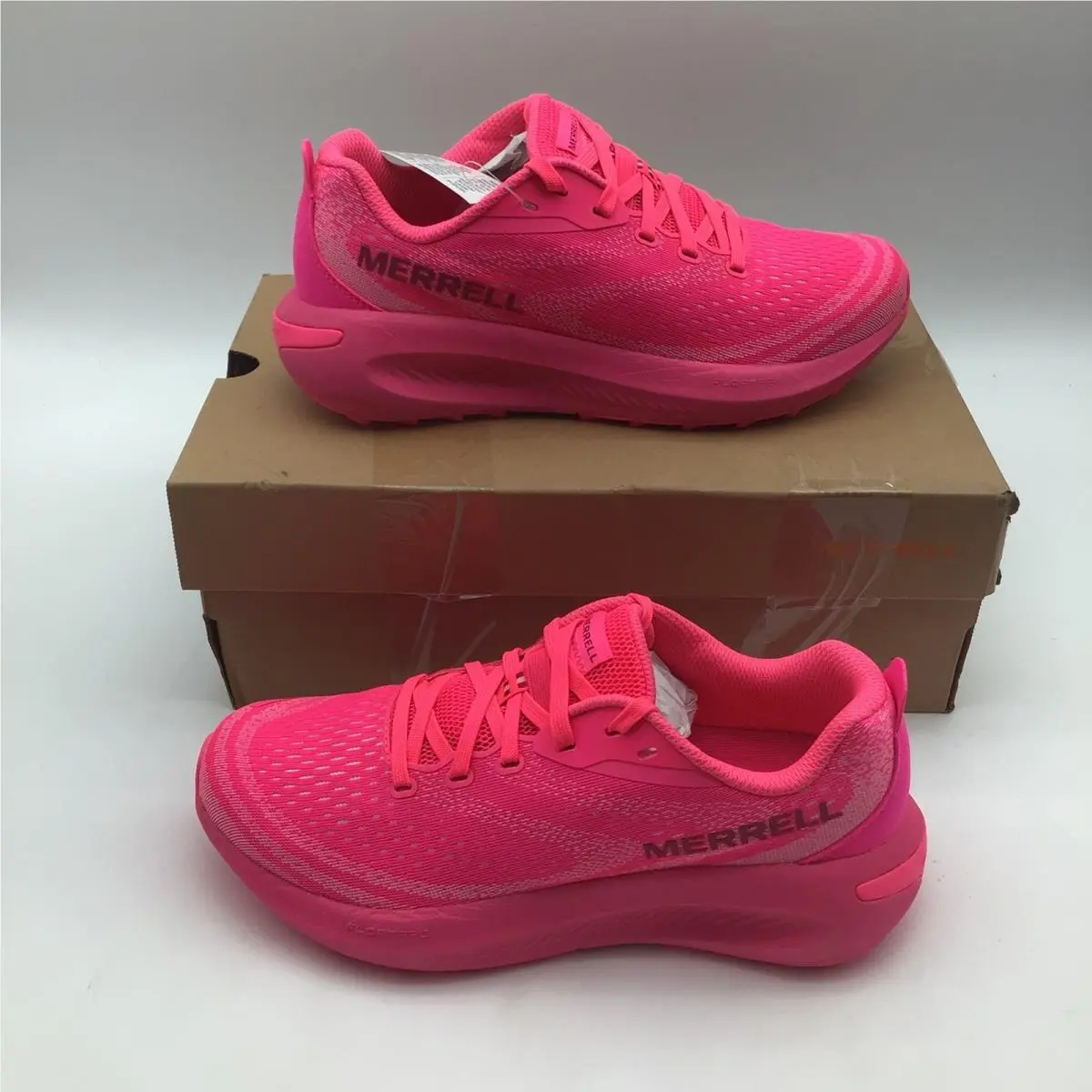 Merrell Morphlite Womens Running Shoes J068344 Knockout Pink Neon Size 8
