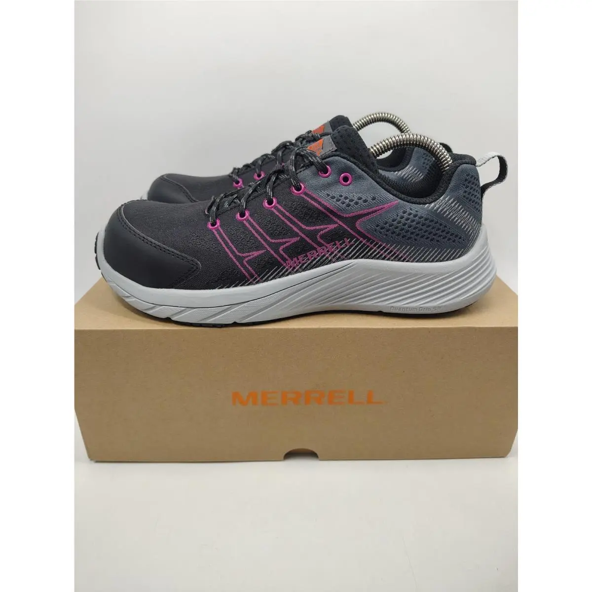 Merrell Moab Flight Women`s 9 Black Fuchsia J005174 Carbon Fiber Safety Toe