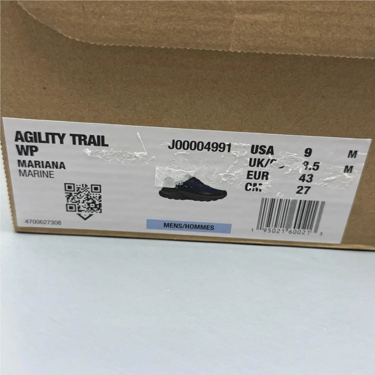 Merrell shoes - Merrell Agility Trail Waterproof - Agility Trail Waterproof - J00004991 - Blue (UPC: 0195021600213) 13