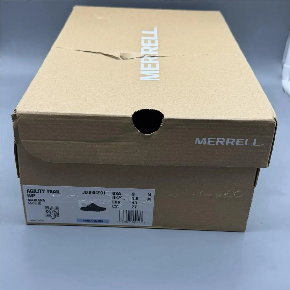 Merrell shoes - Merrell Agility Trail Waterproof - Agility Trail Waterproof - J00004991 - Blue (UPC: 0195021600213) 14