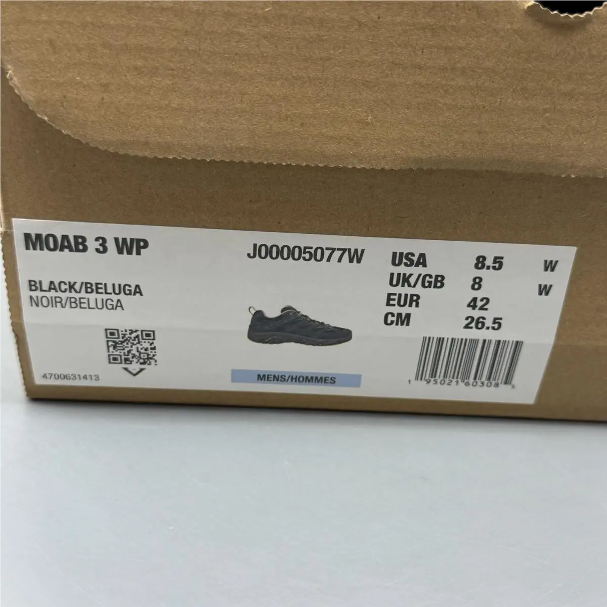 Merrell shoes - J00005077W - J00005077W - Black/Beluga (UPC: 0195021603085) 11