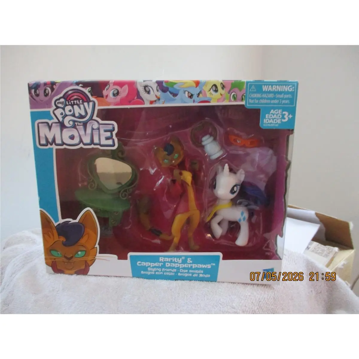 MY Little Pony The Movie Rarity Capper Dapperpaws 2017 5 +