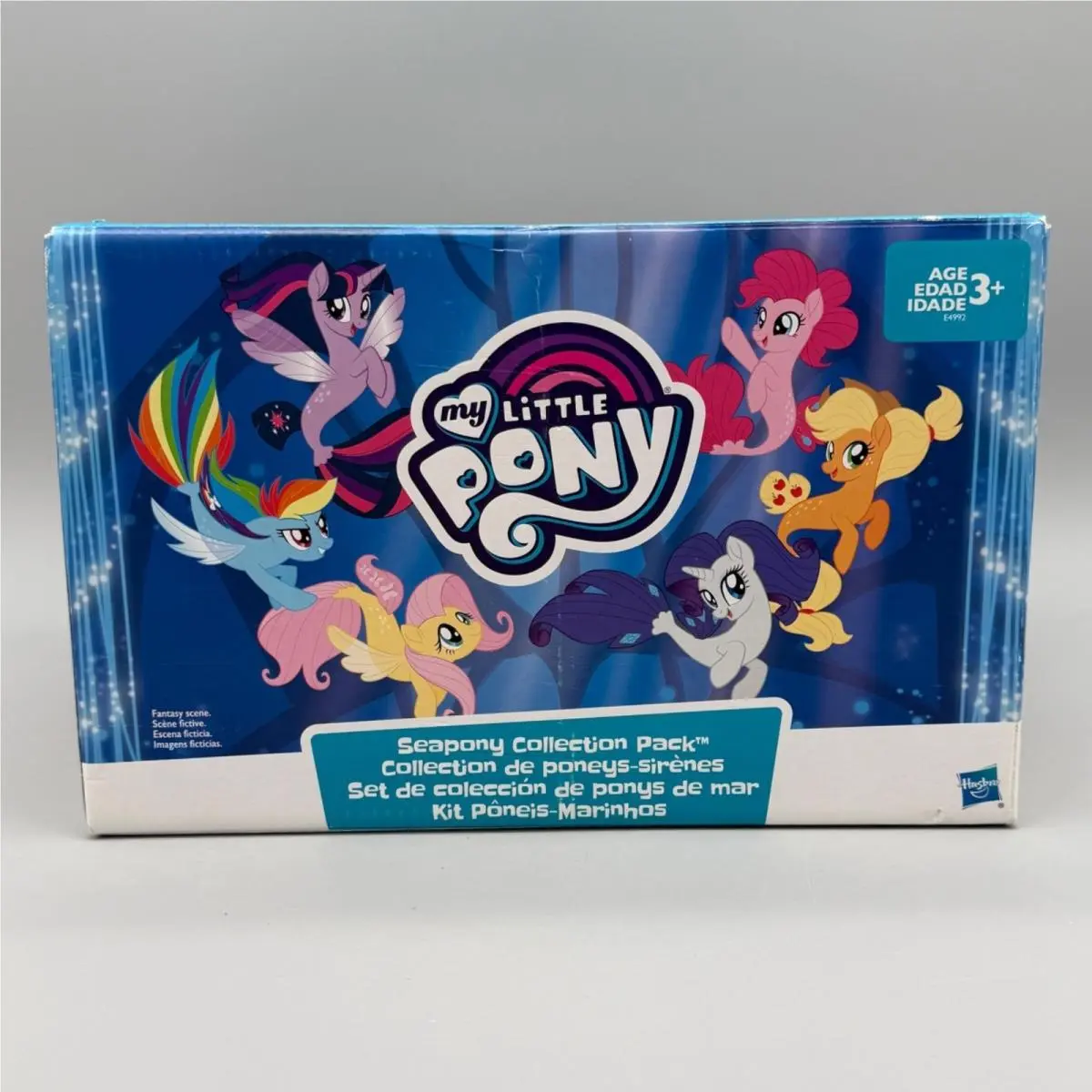 My Little Pony Seapony Collection Pack Figures Hasbro 6-Piece Set Mermaid Ponies