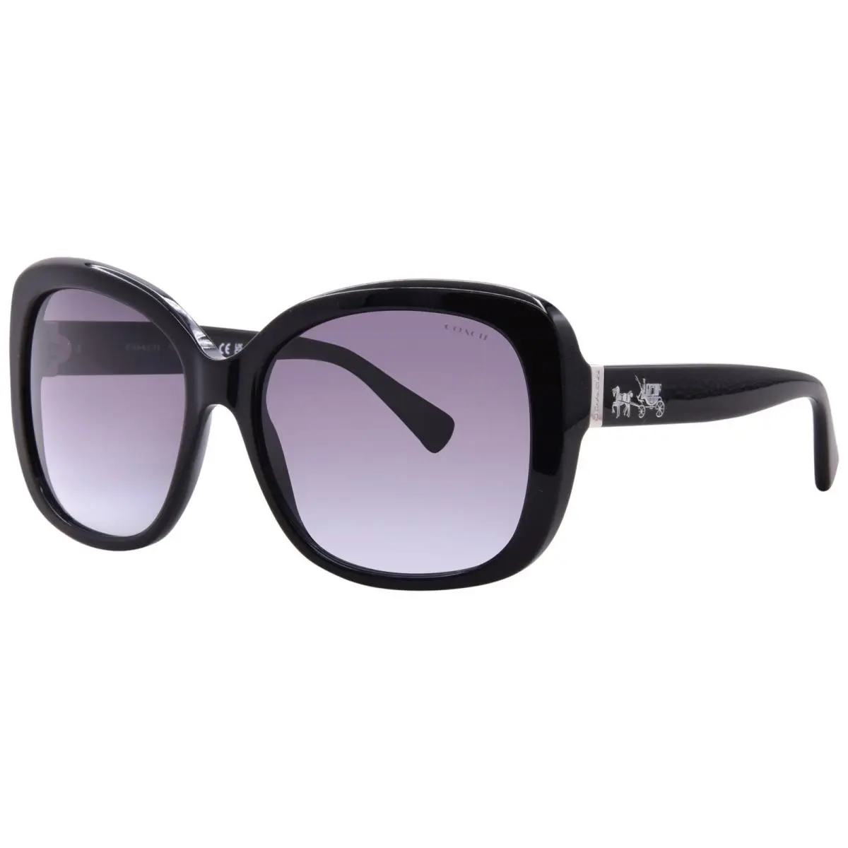 Coach Women`s HC8158 HC/8158 500211 Black Fashion Sunglasses 58mm