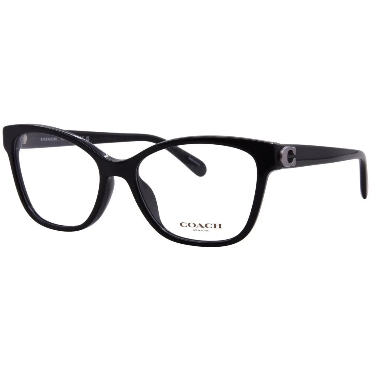 Coach HC6246U 5002 Eyeglasses Frame Women`s Black Full Rim Butterfly Shape 53mm