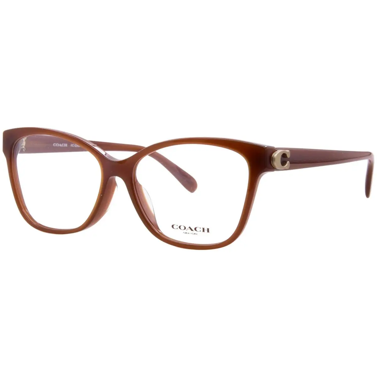 Coach HC6246U 5841 Eyeglasses Women`s Milky Hazelnut Full Rim Butterfly 53mm