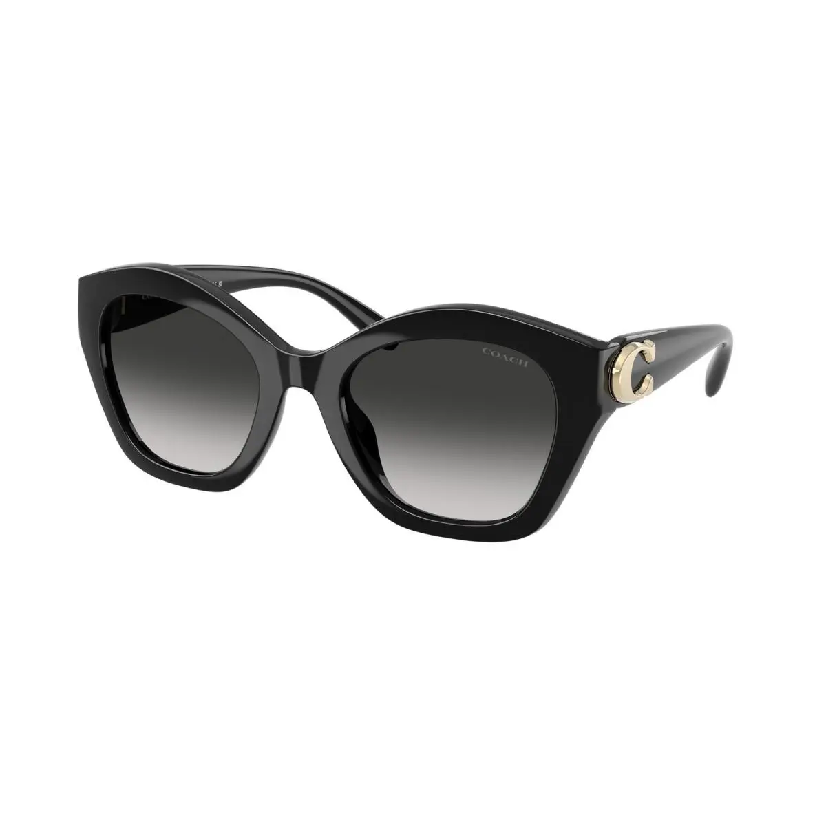 Coach HC8421U 50023C Cad31 Black Grey Gradient 54 mm Women`s Sunglasses