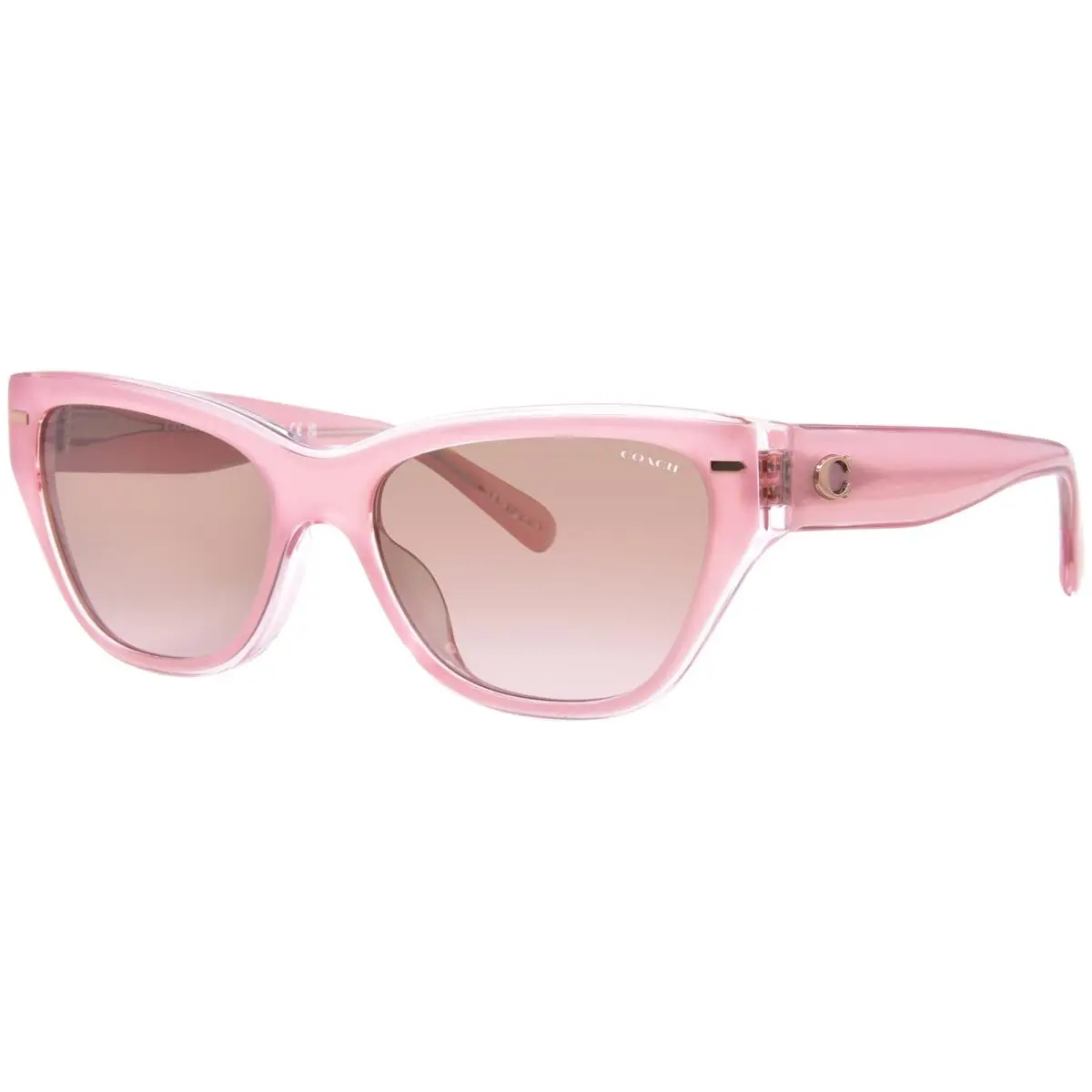 CH571 HC8370U 574313 Sunglasses Women`s Milky Pink/brown Gradient 54mm by Coach