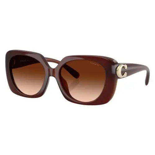 Coach Women`s 55mm Burgundy Tortoise Sunglasses HC8422U-584174-55