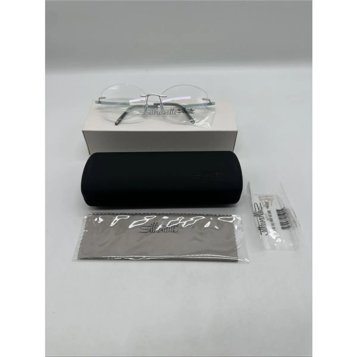 Silhouette Eyeglasses Frames 5540 JN 7000 Dynamic Contour Blue Glacier 53-17-130