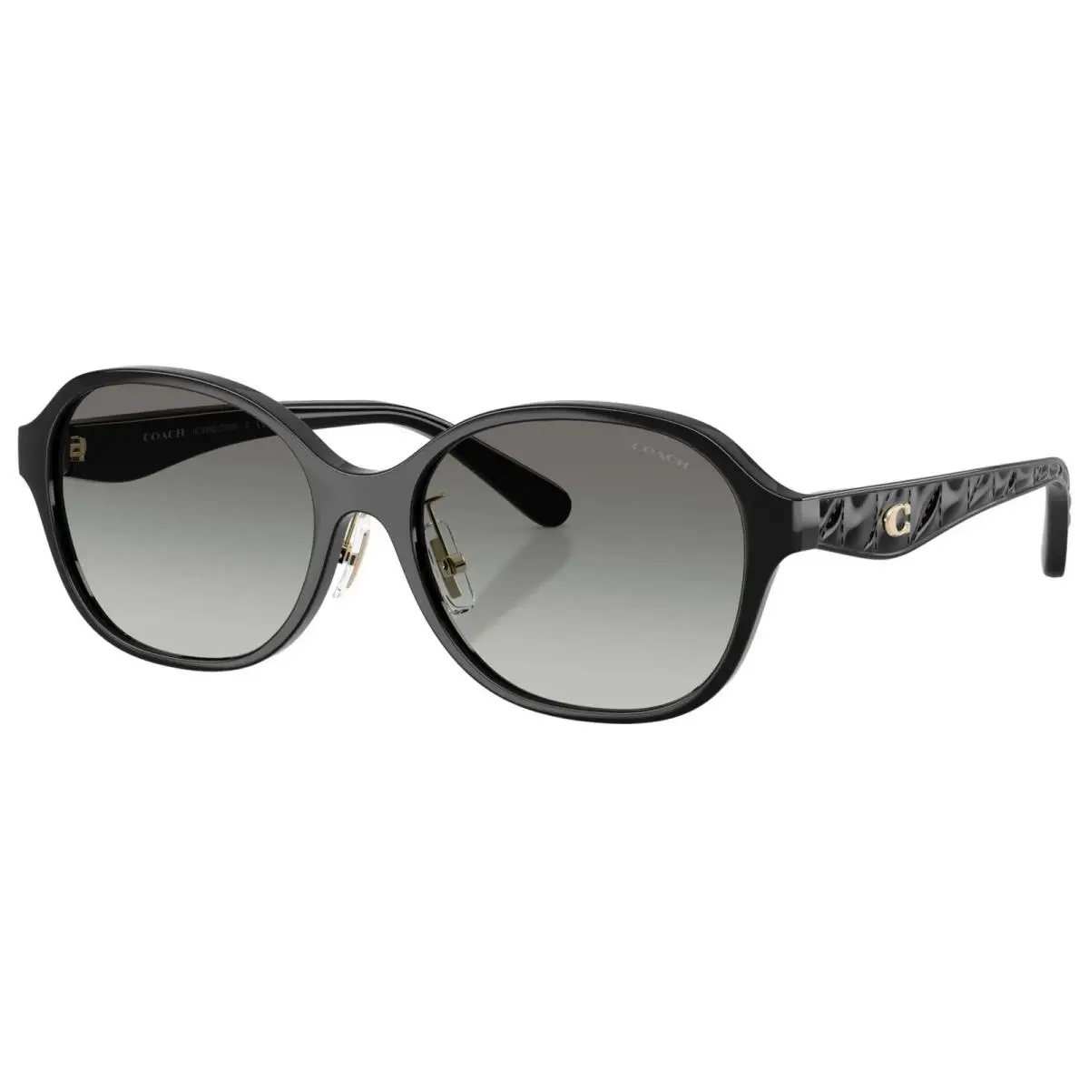 Coach HC8445D 500211 Black - Grey Sunglasses 56mm / /
