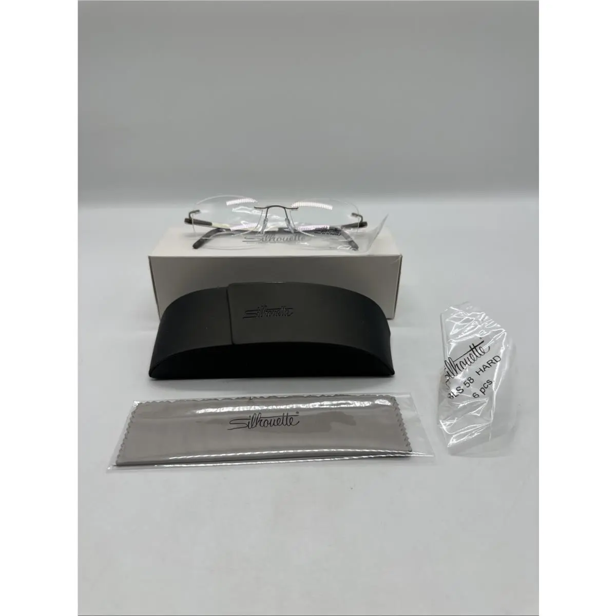 Silhouette 5555 HC 8640 Gunmetal Grey Eyeglasses 52-19