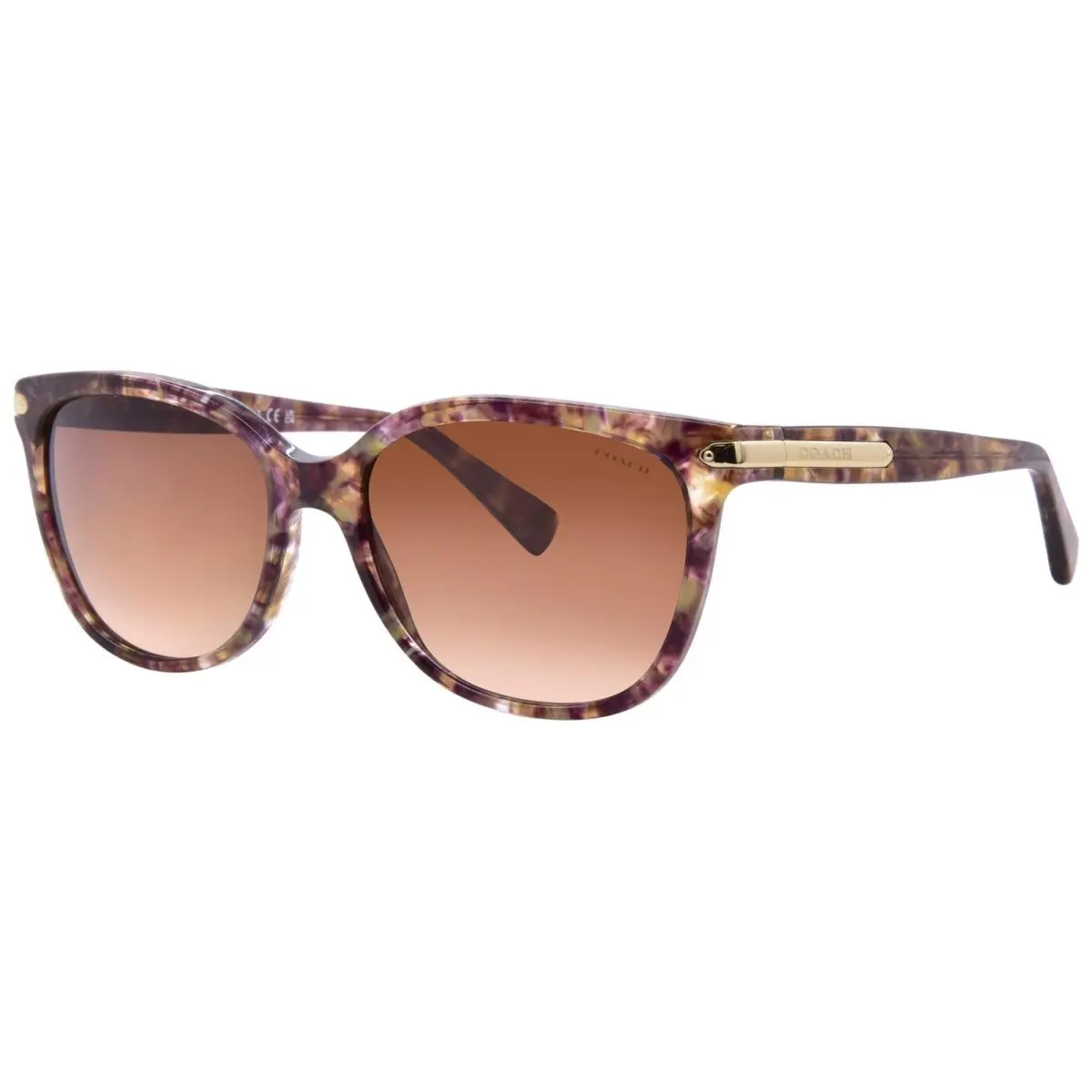 Coach HC8132 HC/8132 5287/13 Confetti Light Brown Fashion Sunglasses 57mm