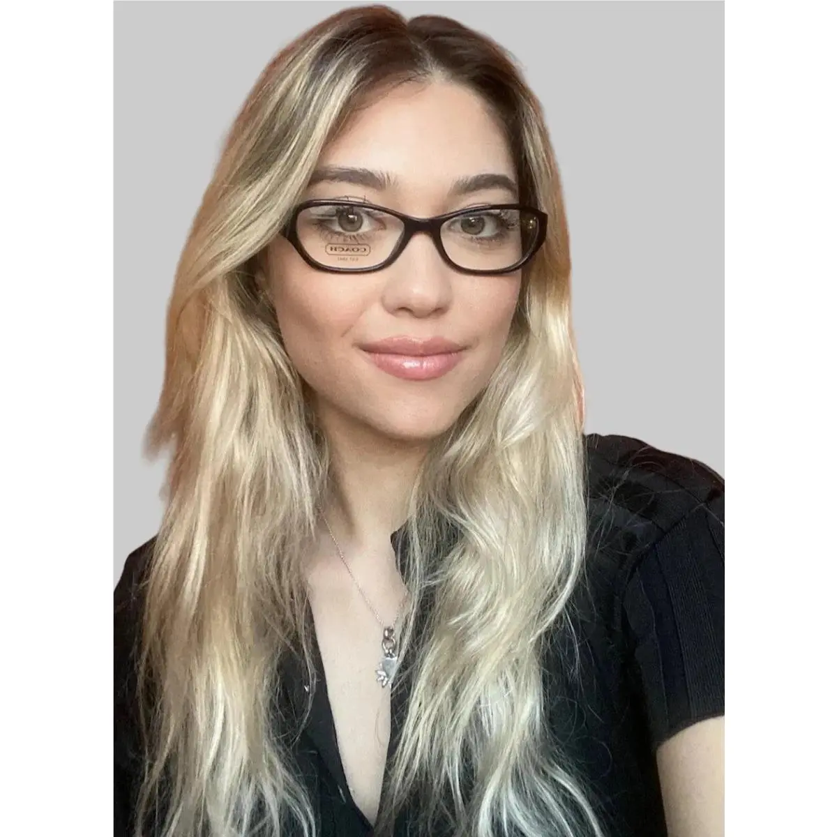 Coach HC 9006 0025 Rx-able 52mm Black Women`s Eyeglasses Frame