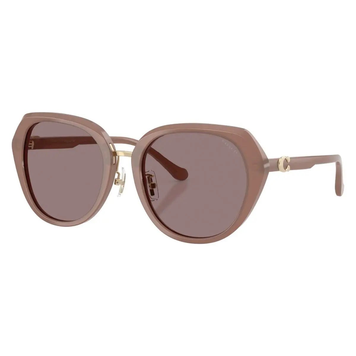 Coach Women`s 55mm Milky Pink Sunglasses HC8436-54957N-55
