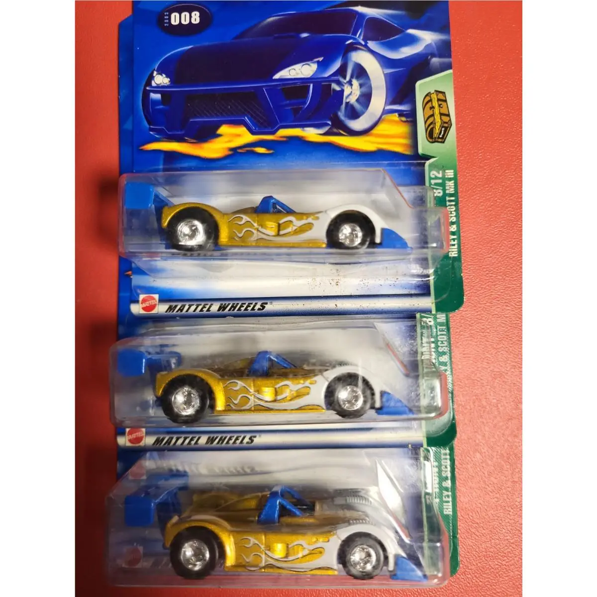 Hot Wheels 2003 Super X2 Treasure Hunt Riley Scott Mkiii Real Riders 1x Reg