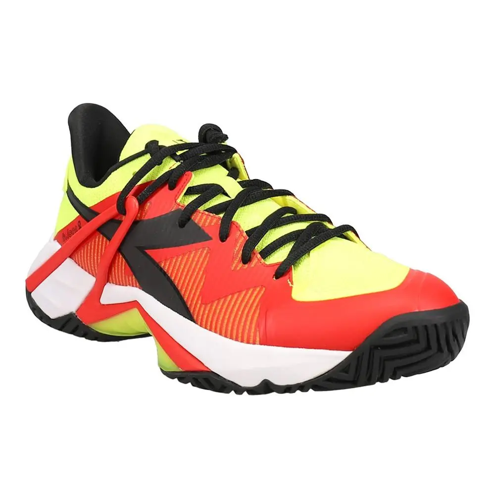 Diadora shoes - diadora B.Icon 2 Ag Tennis - 179099-D0273 - Red, Yellow 0