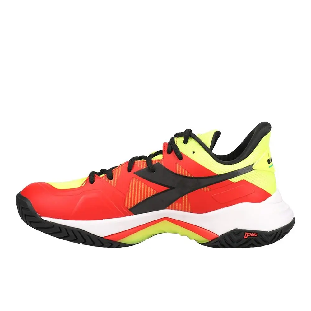 Diadora shoes - diadora B.Icon 2 Ag Tennis - 179099-D0273 - Red, Yellow 1
