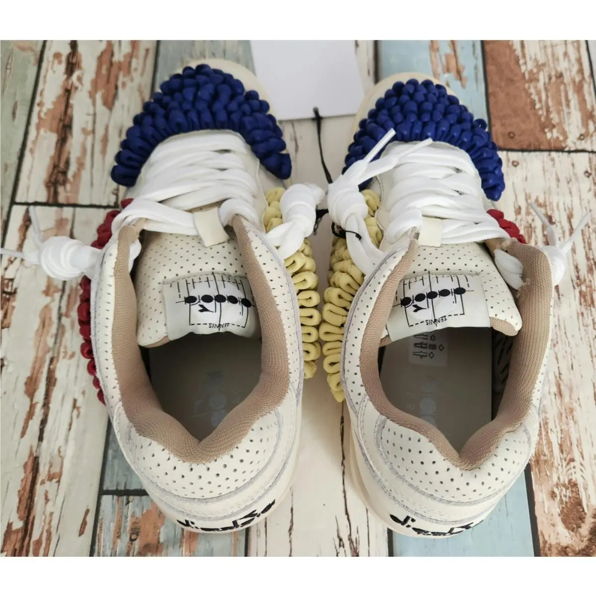 Diadora shoes - Colville × Diadora - Colville - Blue Red Yellow 3