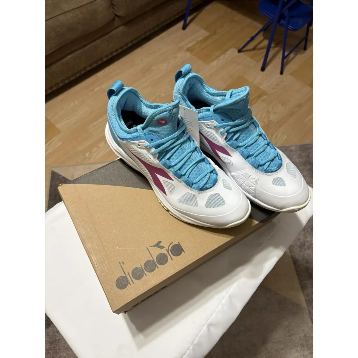 Diadora Women`s Speed Blushield Fly 3 + W AG Sports Shoes Neat Colors Ch Sznwb