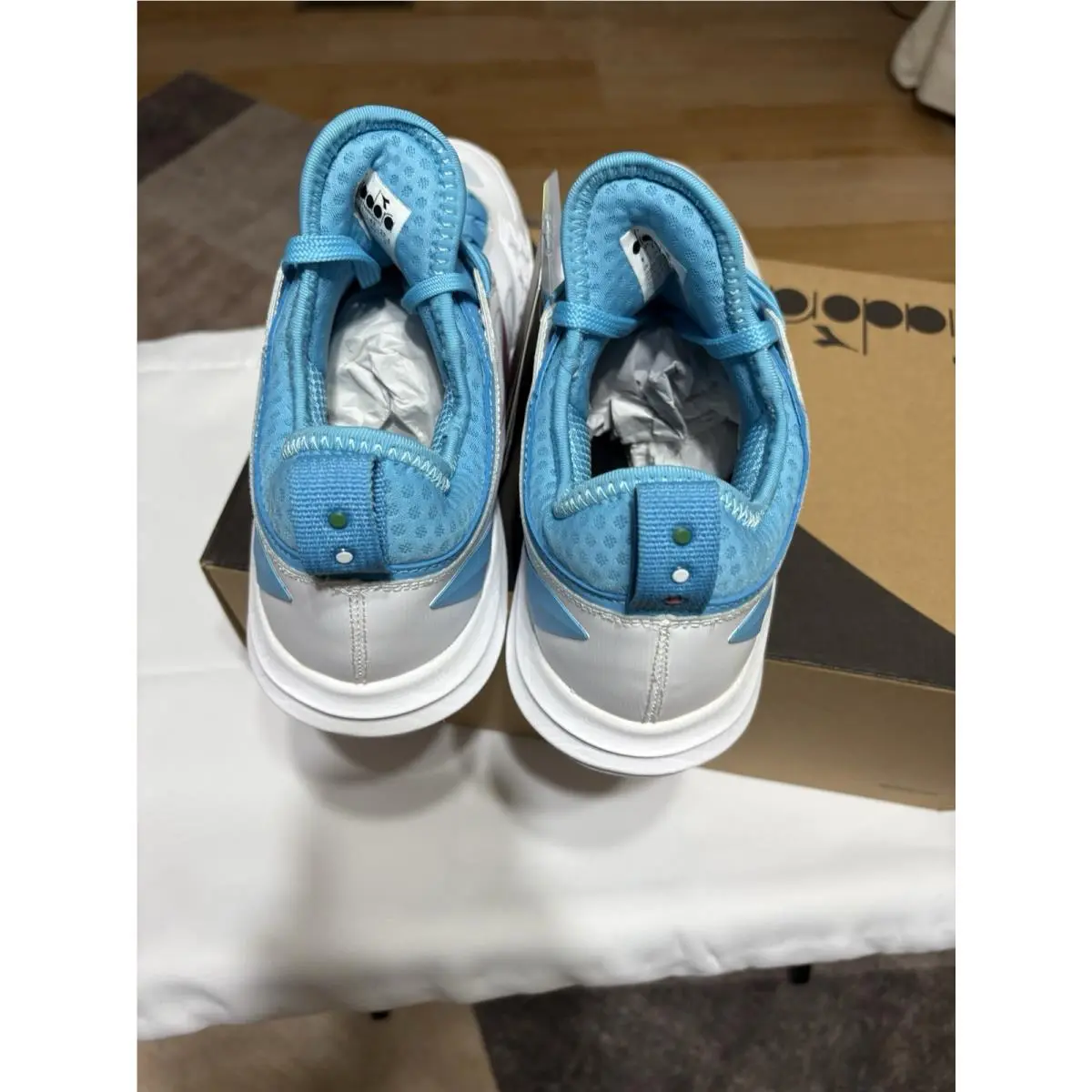 Diadora shoes - Diadora Speed Blushield Fly 3 Plus Ag Tennis - 176948-D0117 - White 9