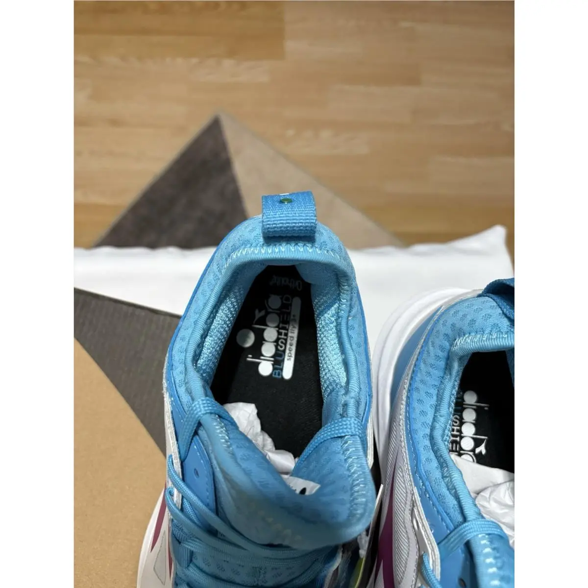 Diadora shoes - Diadora Speed Blushield Fly 3 Plus Ag Tennis - 176948-D0117 - White 5