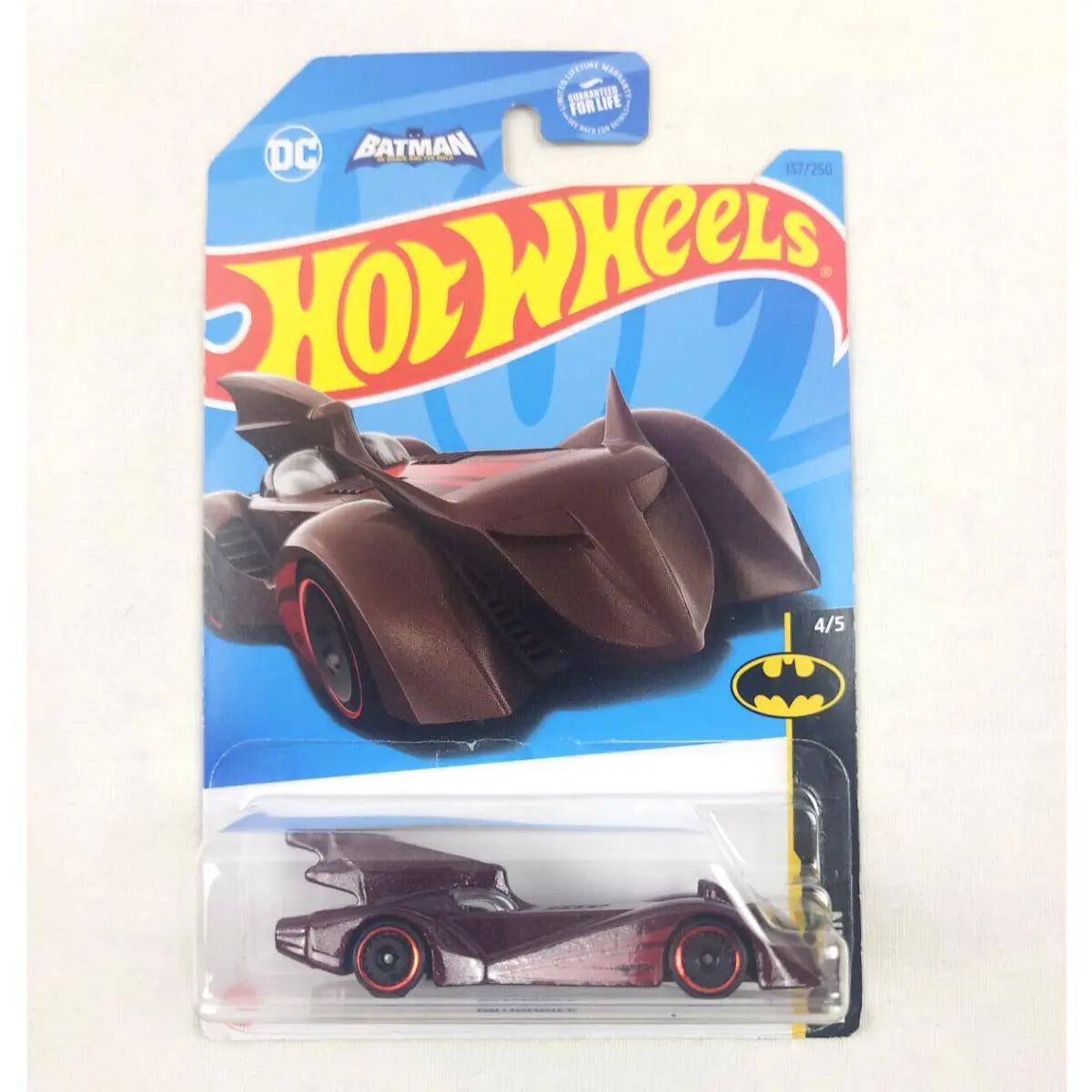 Hot Wheels with Error Batmobile Red 4/5 Batman He Brave and The Bold 2023