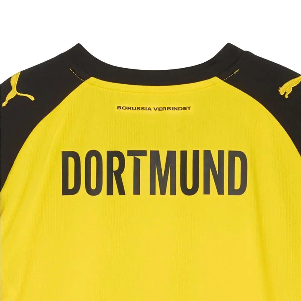 Puma clothing - PUMA Bvb VNeck Short Sleeve Home Soccer Jersey Replica Youth - 78009401 - Yellow 8