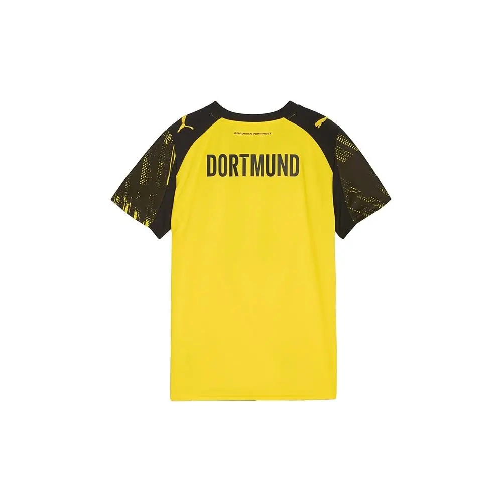 Puma clothing - PUMA Bvb VNeck Short Sleeve Home Soccer Jersey Replica Youth - 78009401 - Yellow 5