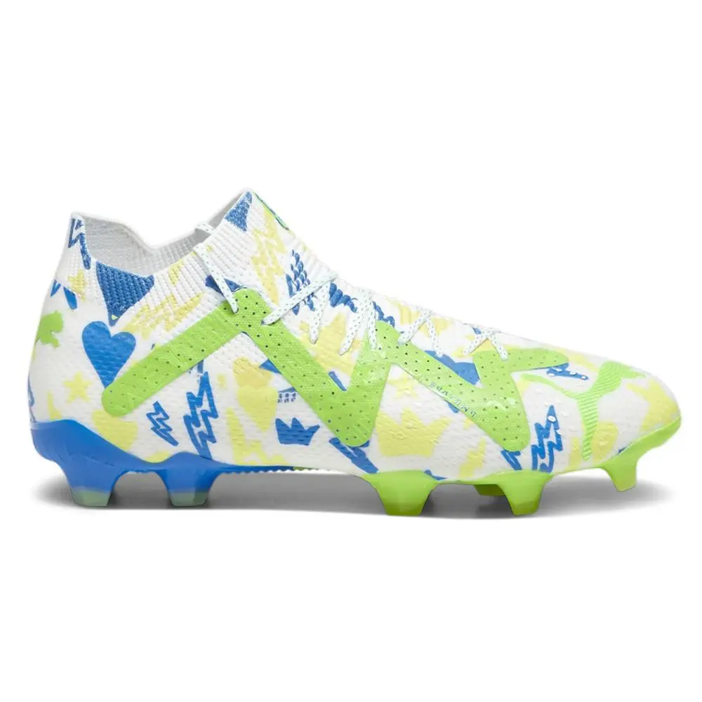 Puma shoes - PUMA  X Neymar Jr Future Ultimate Firm And Artificial Ground Socc - 10761001 - Blue, Green, Off White 5