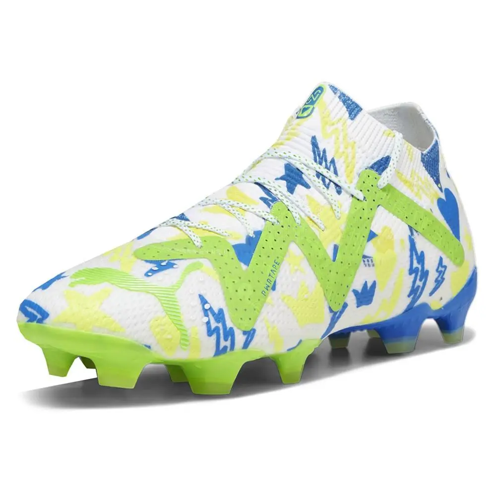 Puma shoes - PUMA  X Neymar Jr Future Ultimate Firm And Artificial Ground Socc - 10761001 - Blue, Green, Off White 6