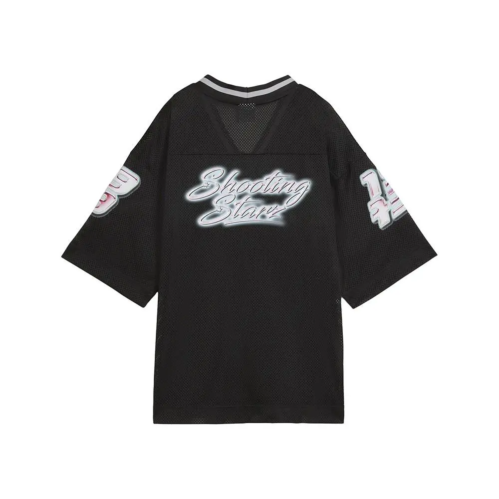 Puma clothing - PUMA Shooting Stars VNeck Short Sleeve Jersey - 63285102 - Black 7