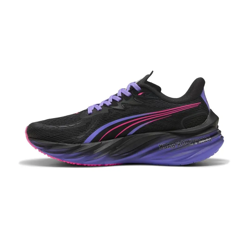 Puma shoes - PUMA Velocity Nitro 4 Digitokyo Lace Up Running - 31191401 - Black, Purple 1