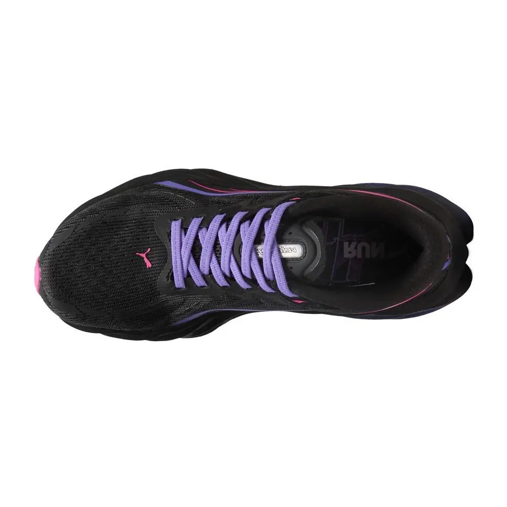Puma shoes - PUMA Velocity Nitro 4 Digitokyo Lace Up Running - 31191401 - Black, Purple 8