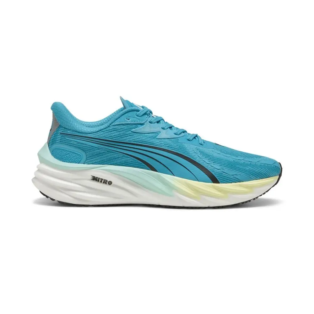 Puma Velocity Nitro 4 Running Mens Blue Sneakers Athletic Shoes 31114007