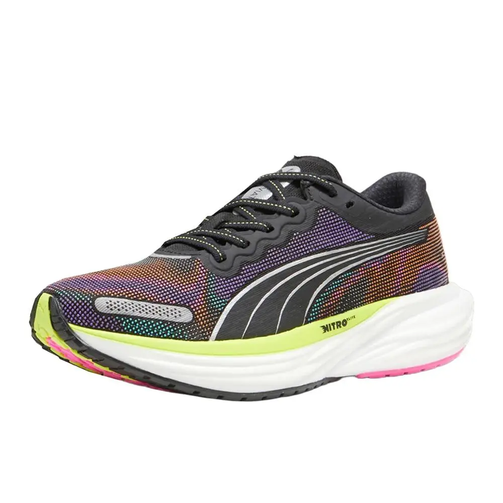 Puma shoes - PUMA Deviate Nitro 2 Psychedelic Rush Running - 38007701 - Black, Purple 6