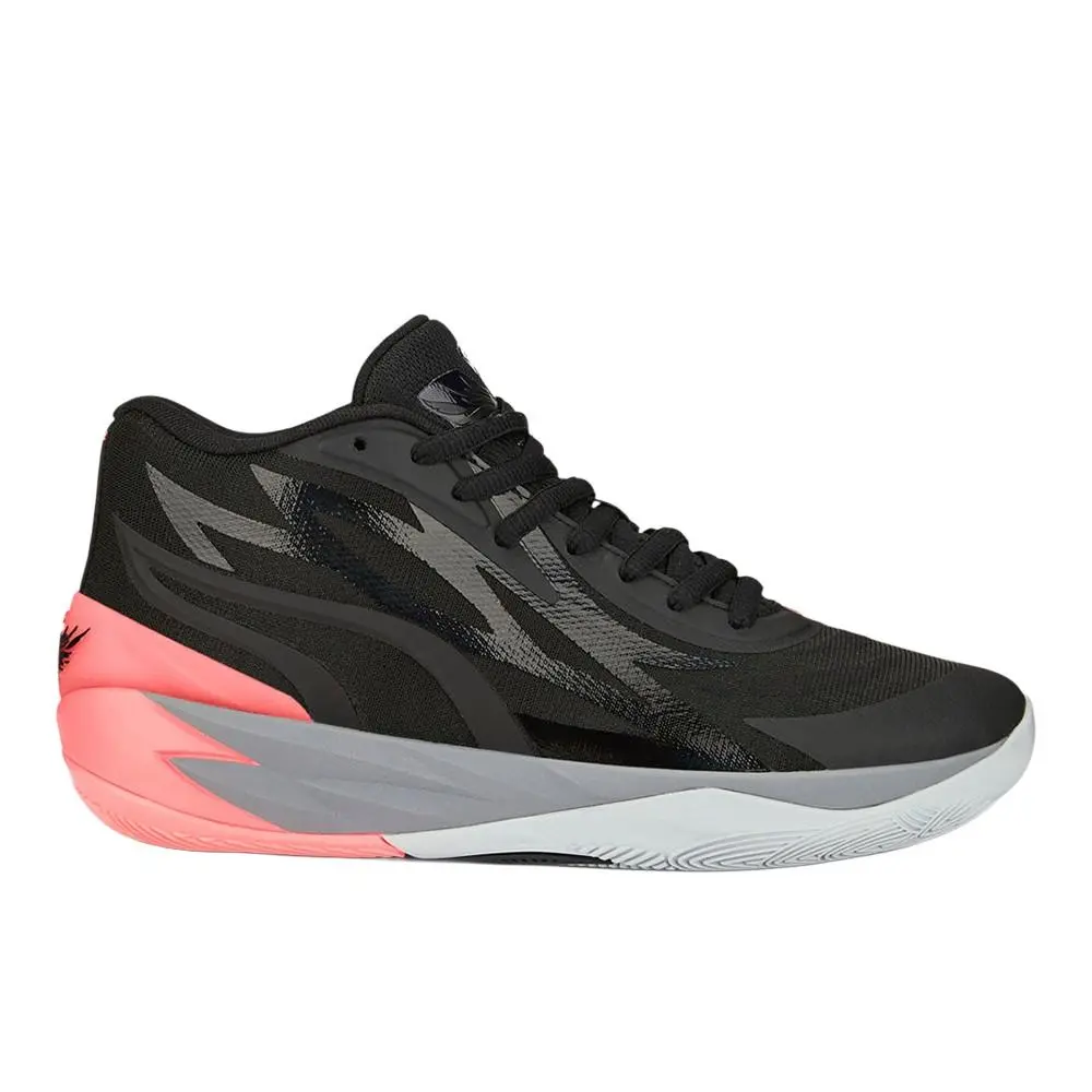 Puma Mb.02 X Flare Basketball Mens Black Sneakers Athletic Shoes 37828701